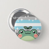 Demiboy LGBT Pride Vlag Kikker Ronde Button 5,7 Cm (Voorkant /achterkant)