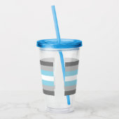 Demiboy Pride Flag Acryl Drinkbeker (Links)