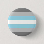 Demiboy Pride Flag Badge Ronde Button 3,2 Cm (Voorkant)