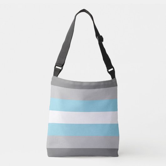 Demiboy Pride Flag Crossbody Tas (Voorkant)