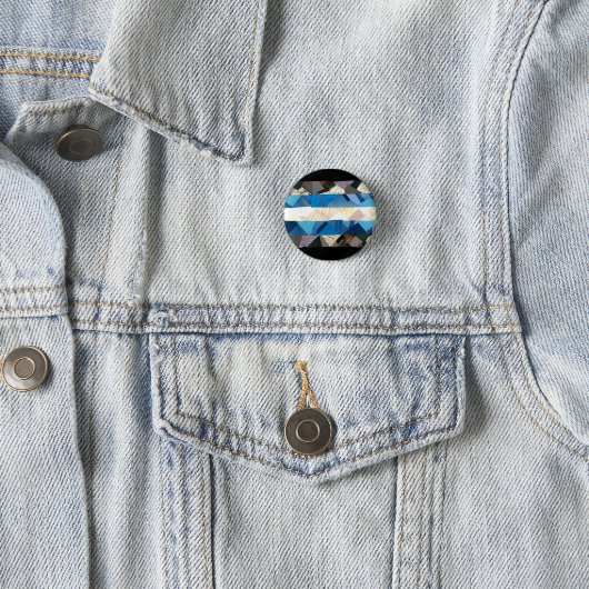 Demiboy Pride Flag Ronde Button 3,2 Cm (In situ)