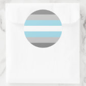 Demiboy Pride Flag Ronde Sticker (Tas)