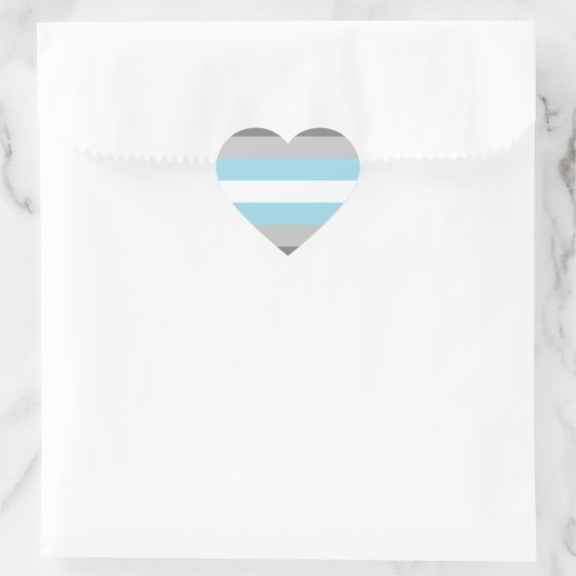 Demiboy Pride Hart Sticker (Tas)