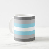 Demiboy Pride Vlag Koffiemok (Voorkant links)