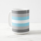 Demiboy Pride Vlag Koffiemok (Voorkant links)