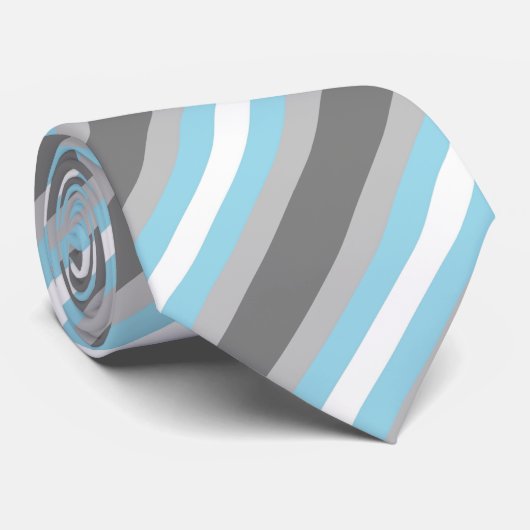 DemiBoy Stripes | Demi Pride Stropdas (Opgerold)