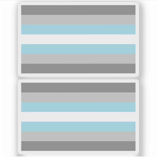 Demiboy trots sticker (Voorkant)