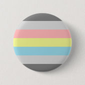 Demiflux Pride  Ronde Button 5,7 Cm (Voorkant)