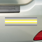 Demigender Pride Bumpersticker (Op auto)