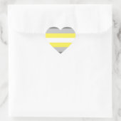 Demigender Pride Hart Sticker (Tas)