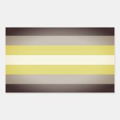 Demigender Pride Rechthoekige Sticker (Voorkant)