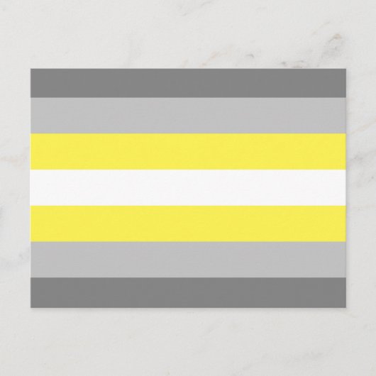 Demigender Pride Vlag Briefkaart (Voorkant)