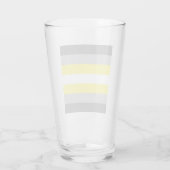 Demigender Pride Vlag Glas (Achterkant)