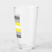 Demigender Pride Vlag Glas (Links)