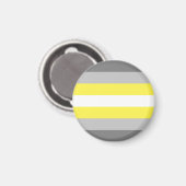 Demigender Pride-vlag Magneet (Voorkant / Achterkant)