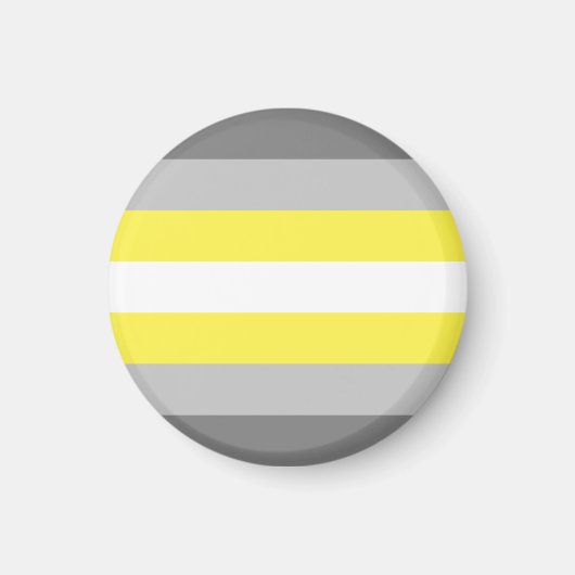 Demigender Pride-vlag Magneet (Voorkant)