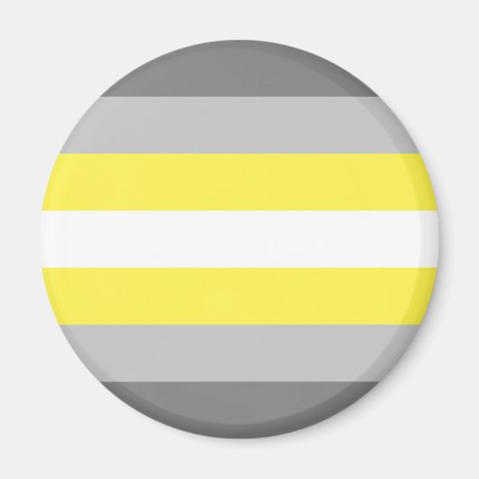 Demigender Pride-vlag Magneet (Voorkant)