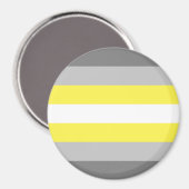 Demigender Pride-vlag Magneet (Voorkant / Achterkant)