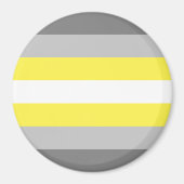 Demigender Pride-vlag Magneet (Voorkant)
