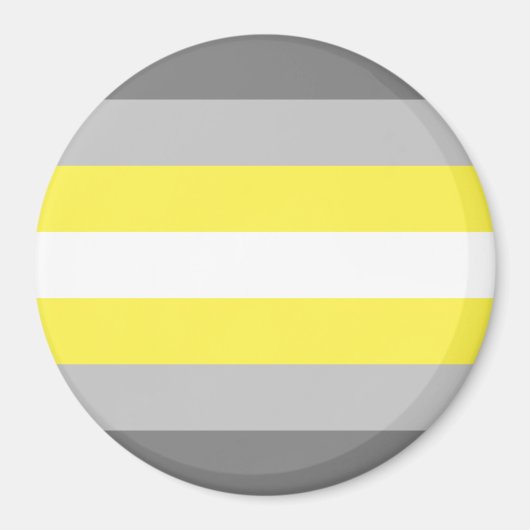 Demigender Pride-vlag Magneet (Voorkant)