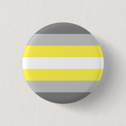 Demigender Pride Vlag Ronde Button 3,2 Cm (Voorkant)