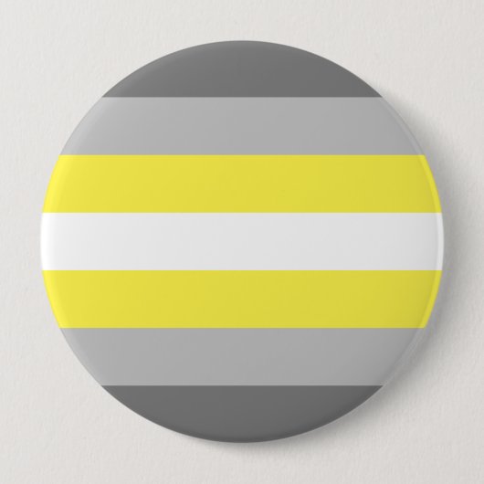 Demigender Pride-vlag Ronde Button 4,0 Cm (Voorkant)