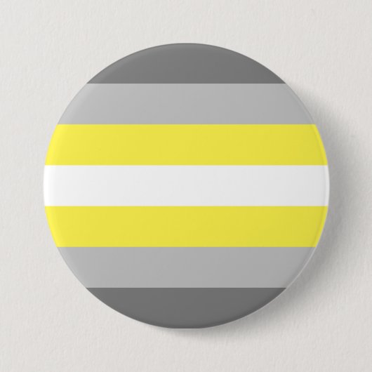Demigender Pride-vlag Ronde Button 7,6 Cm (Voorkant)