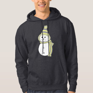 Demigender Pride Vlag Sneeuwman Sneeuwman Geel Hoodie