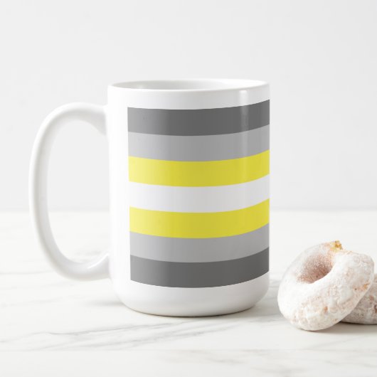 Demigender trots koffiemok (Met donut)