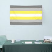 Demigender trots spandoek (Beurs)