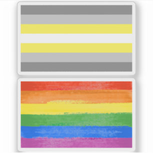 Demigender trots sticker