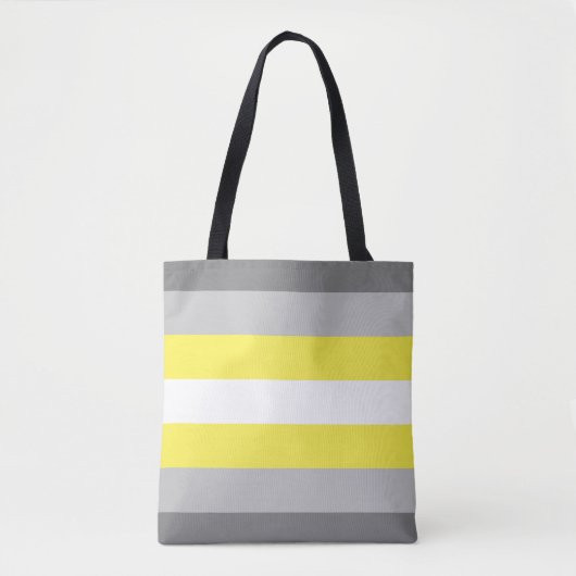 Demigender trots tote bag (Voorkant)