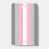 DemiGirl Flag Ausweis Badge (Achterkant)