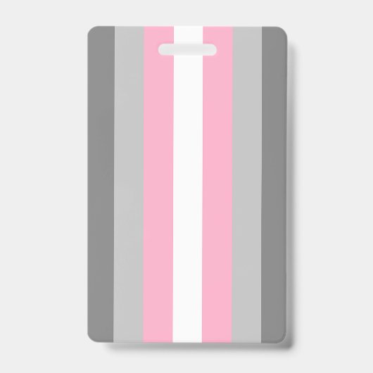 DemiGirl Flag Ausweis Badge (Voorzijde)