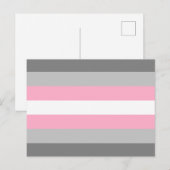 DemiGirl Flag Briefkaart (Voorkant / Achterkant)