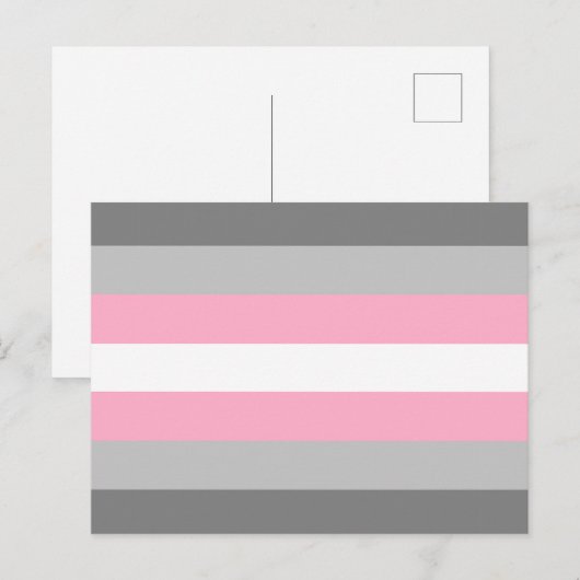 DemiGirl Flag Briefkaart (Voorkant / Achterkant)