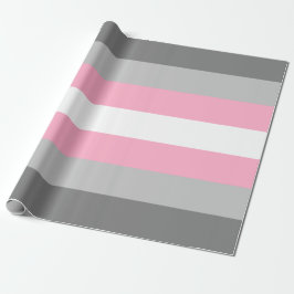 Demigirl Flag (Demi Girl Pride) (genderidentiteit) Cadeaupapier