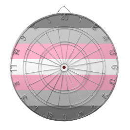 Demigirl Flag (Demi Girl Pride) (genderidentiteit) Dartbord