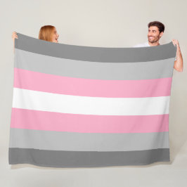 Demigirl Flag (Demi Girl Pride) (genderidentiteit) Fleece Deken
