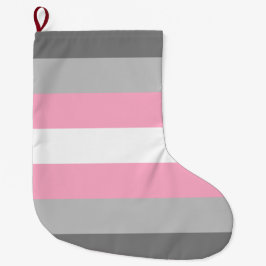 Demigirl Flag (Demi Girl Pride) (genderidentiteit) Grote Kerstsok