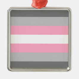 Demigirl Flag (Demi Girl Pride) (genderidentiteit) Metalen Ornament