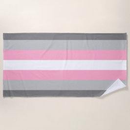 Demigirl Flag (Demi Girl Pride) (genderidentiteit) Strandlaken