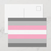 DemiGirl Flag Feestdagenkaart (Voorkant / Achterkant)