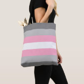 Demigirl Flag LGBT Canvas tas (Dichtbij)