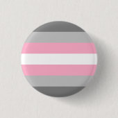 Demigirl Flag LGBT Ronde Button 3,2 Cm (Voorkant)