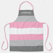 Demigirl Flag Monogrammed Schort (Voorkant)