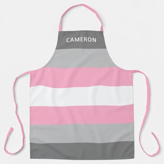 Demigirl Flag Monogrammed Schort (Voorkant)