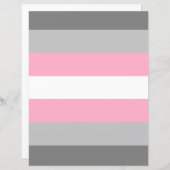 DemiGirl Flag Papier (Voorkant / Achterkant)