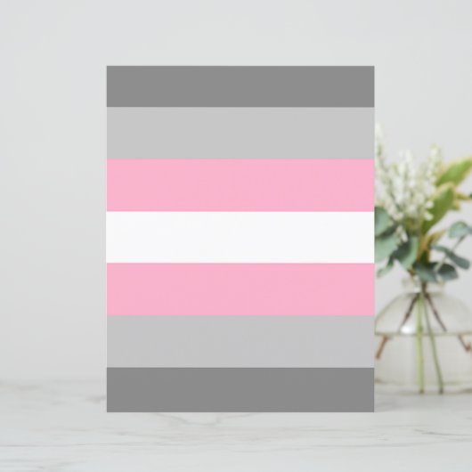 DemiGirl Flag Papier (Staand voorkant)