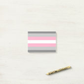 DemiGirl Flag Post-it® Notes (Op bureau)